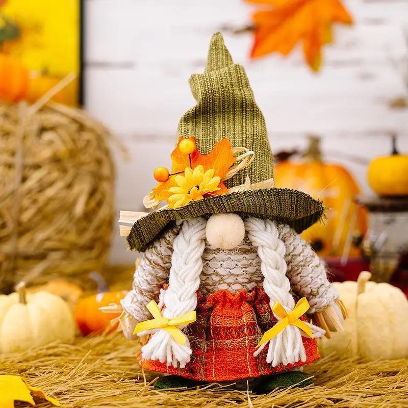 Handgemaakt Herfst Kabouter Decor