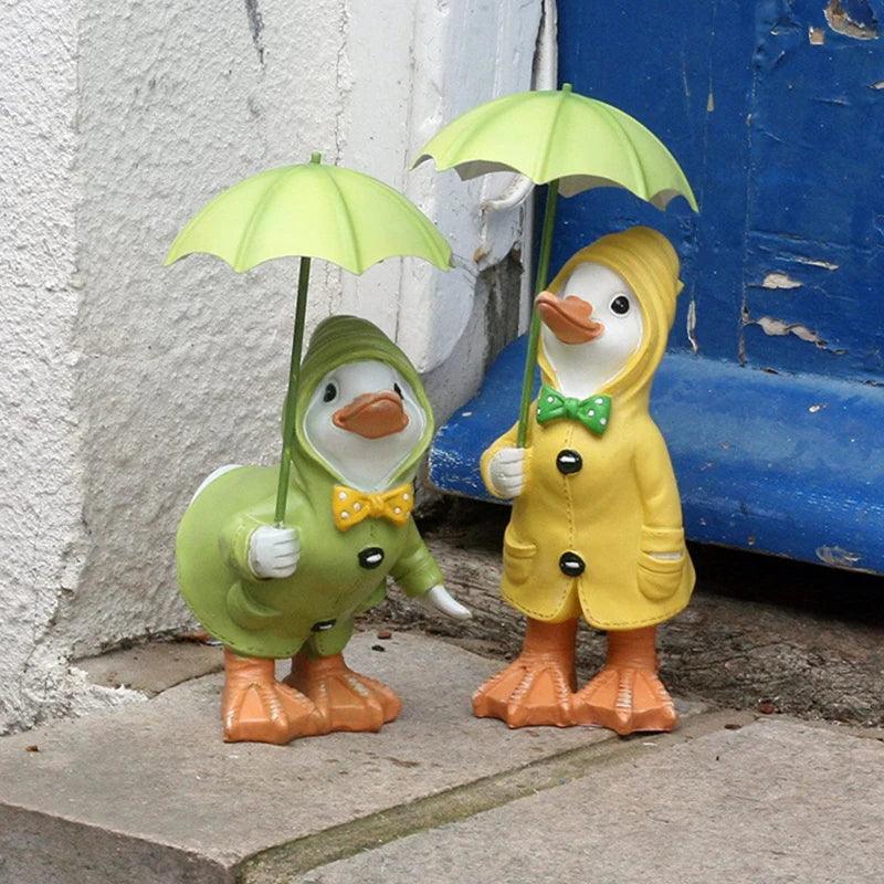 Mini Duck Garden Ornaments