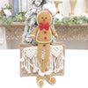 Kerst Nieuwjaar Decoratie voor Thuis – Pluche Pop Gemberbrood Man Kerstboom Hang Ornament – Binnen Hanger Kind Cadeau Decor 2024
