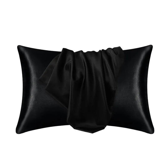 Taie d'oreiller en satin doux comme de la soie - Housse d'oreiller douce pour cheveux et peau, décoration cosy pour la literie à la maison