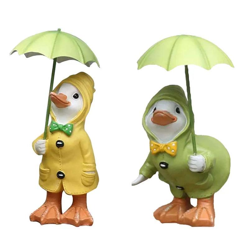 Mini Duck Garden Ornaments