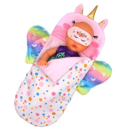 Sac de couchage Poppen avec oreiller licorne