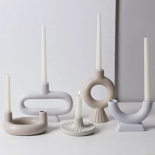 Modern candle holder for living room decoration