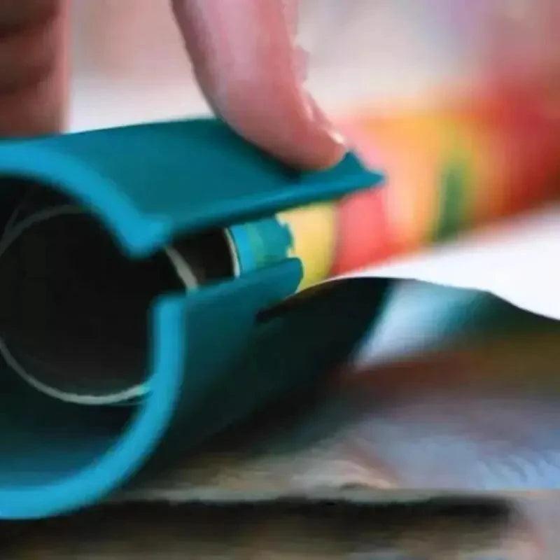 Taglierina di carta mini portatile per confezioni natalizie – Lama per carta da regalo