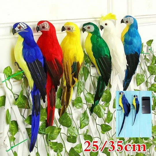 BirdieFigurine| Set di Pappagalli Decorativi Appesi