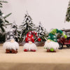 Kerst gezichtsloze gloeiende kabouter