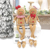 Kerst Nieuwjaar Decoratie voor Thuis – Pluche Pop Gemberbrood Man Kerstboom Hang Ornament – Binnen Hanger Kind Cadeau Decor 2024