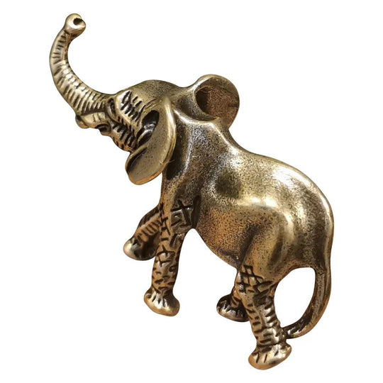 Sculpture d'éléphant doré