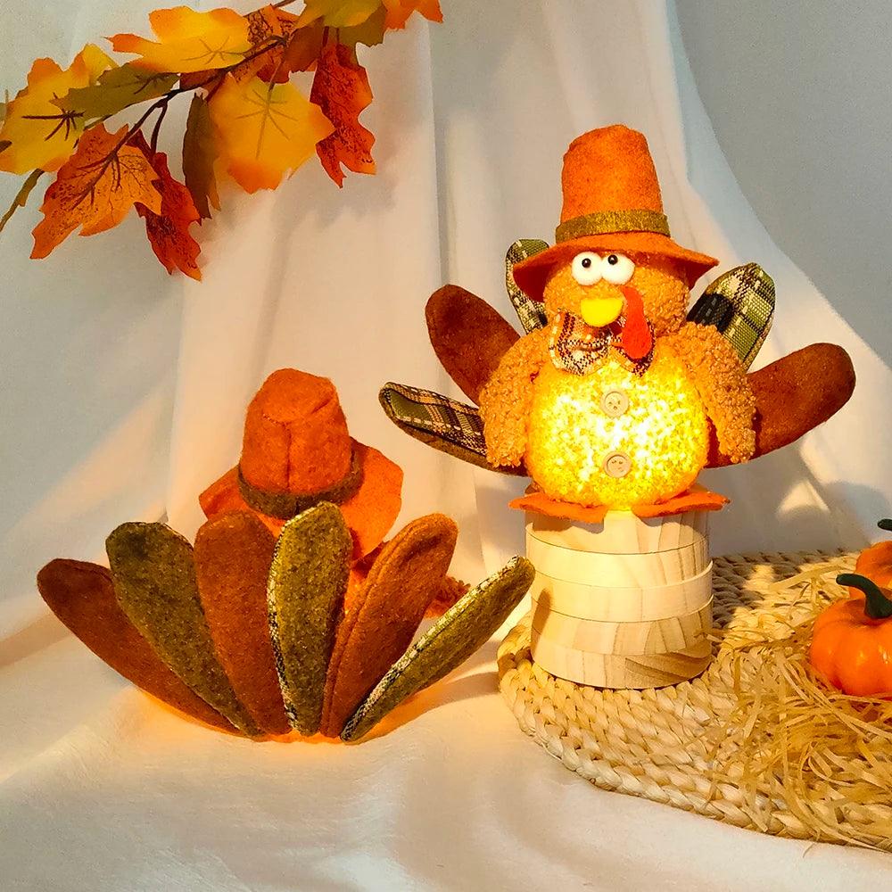 Raccolto Autunnale Peluche Tacchino Gnomo