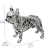 Colorful French Bulldog Wax Figurine - Pet Dog DIY Graffiti Craft & Desk Decoration