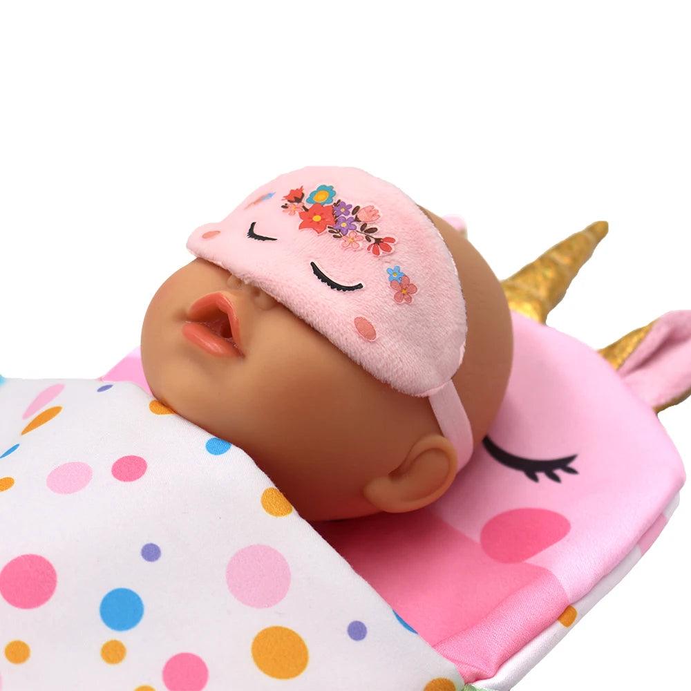 Sac de couchage Poppen avec oreiller licorne