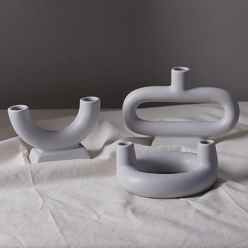 Modern candle holder for living room decoration
