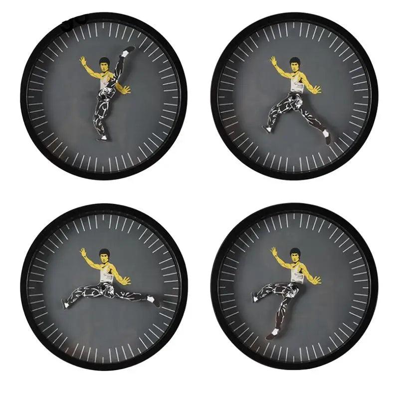 Horloge murale Kung Fu