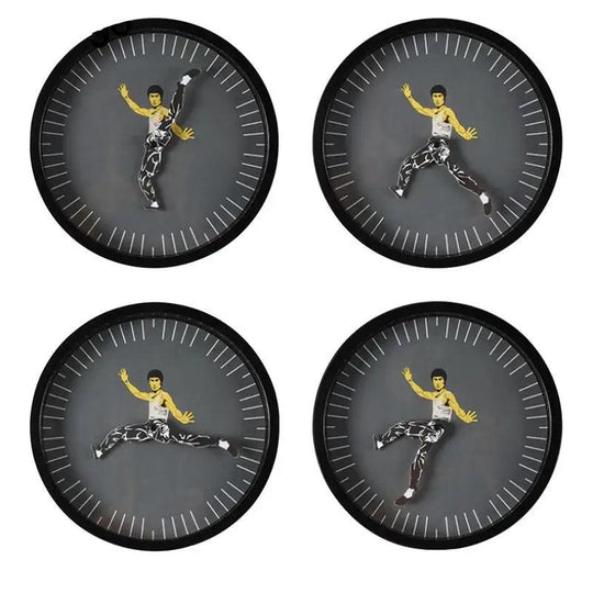 Horloge murale Kung Fu