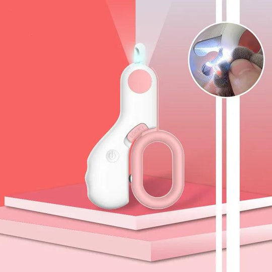 Coupe-ongles professionnel pour animaux de compagnie avec lumière LED – Idéal pour chats et petits chiens