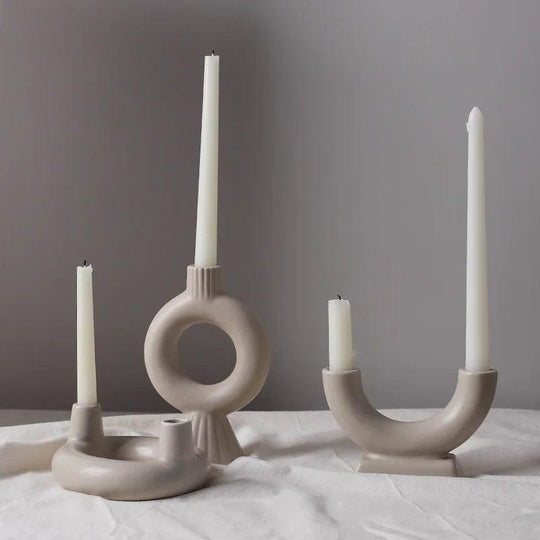 Modern candle holder for living room decoration