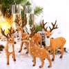Cartoon Elk Plush Christmas Ornament