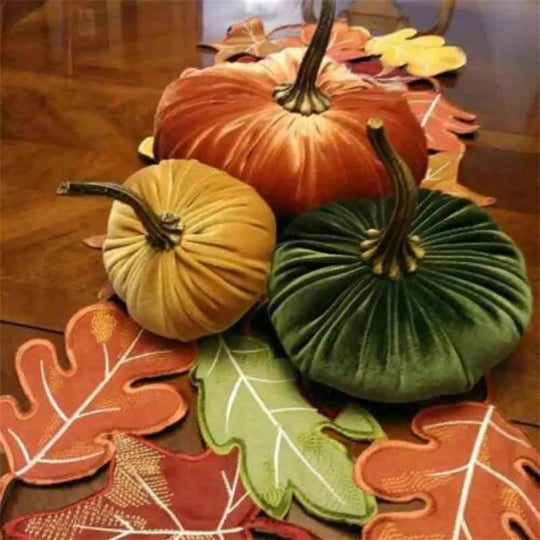 Handmade Pumpkin Plush Cushion