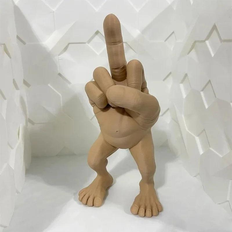 3D Printed Middle Finger Funny Gift - Desk Decoration Office Ornament