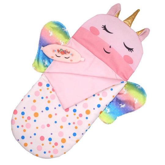 Sac de couchage Poppen avec oreiller licorne