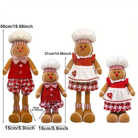 Cute Stretchy Gingerbread Doll
