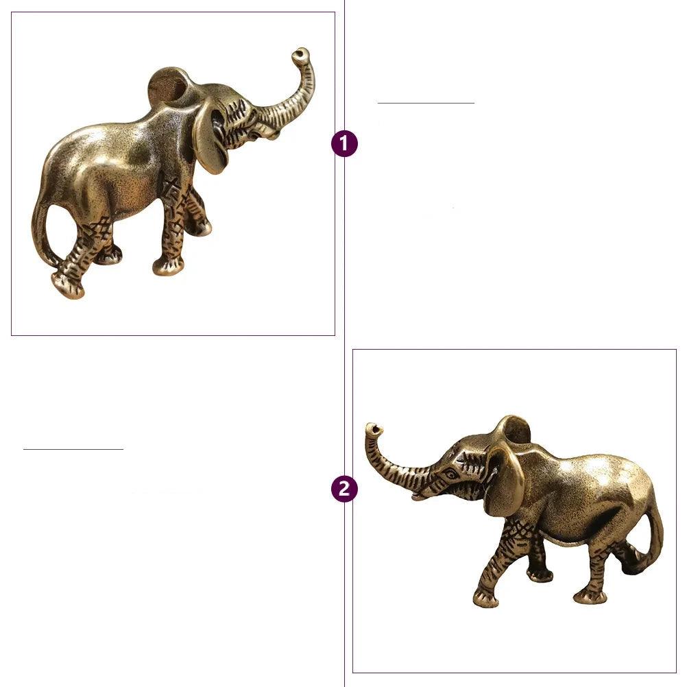 Sculpture d'éléphant doré