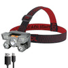 Rechargeable 5-LED Headlamp - Waterproof and Powerful Outdoor Light