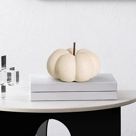 Mini zucche in ceramica - Artigianato decorativo per soggiorno e decorazioni autunnali da giardino