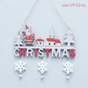 2024 Houten Kersthangers - Deur Muur Xmas Decor, Boom Hang Ornamenten voor Gelukkig Nieuwjaar 2025