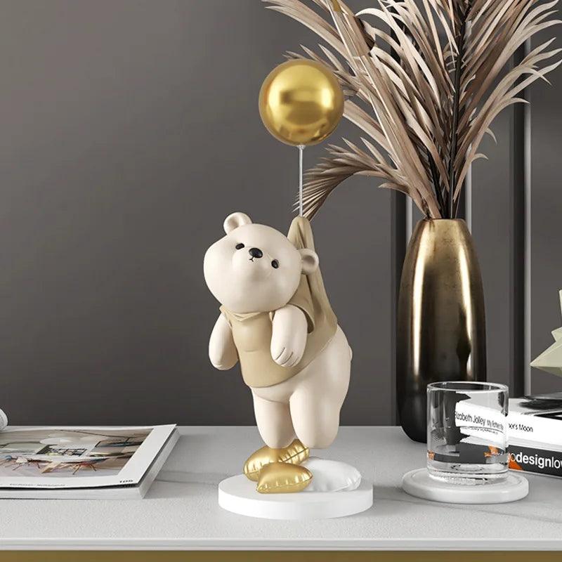 Balloon Ice Bear Resin Ornaments