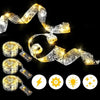 Kerst Linten Slingerlicht – LED Versiering voor Feestelijke Decoratie