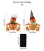 Peperkoekman zittend pop kerstboom hanger