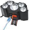 Rechargeable 5-LED Headlamp - Waterproof and Powerful Outdoor Light