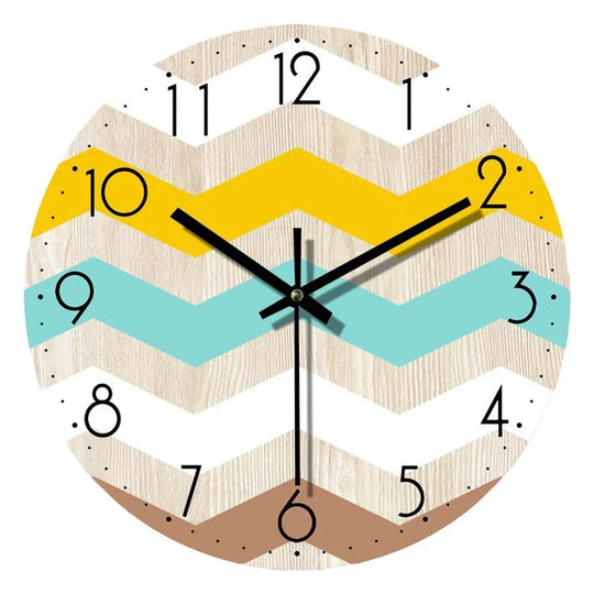Orologio da parete in effetto legno