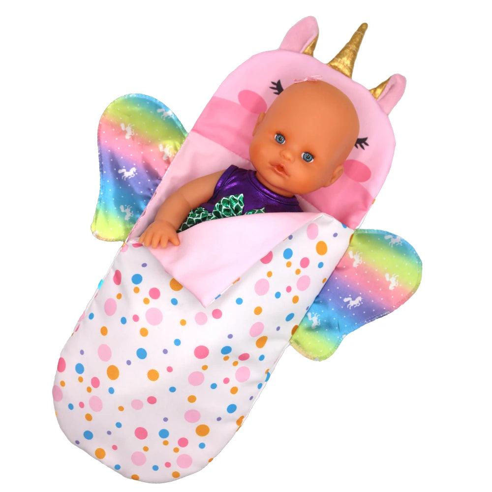 Sac de couchage Poppen avec oreiller licorne