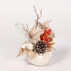 Herfst pompoen ornamenten met kunstbloemen Home Decor