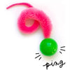 3-delige Set - Elastische Rupsbal Speeltjes voor Katten