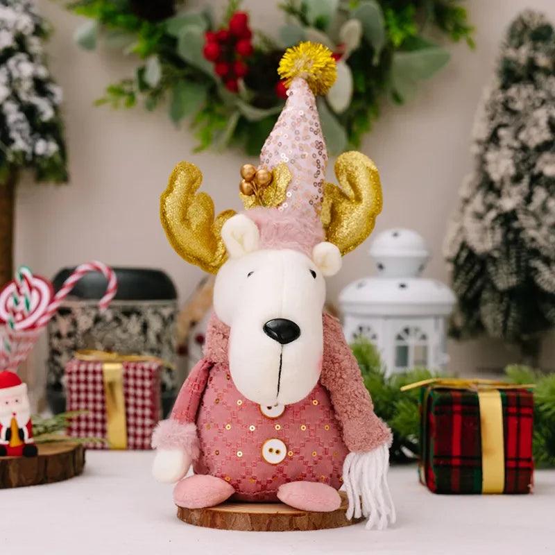 Pink Christmas Telescopic Dolls