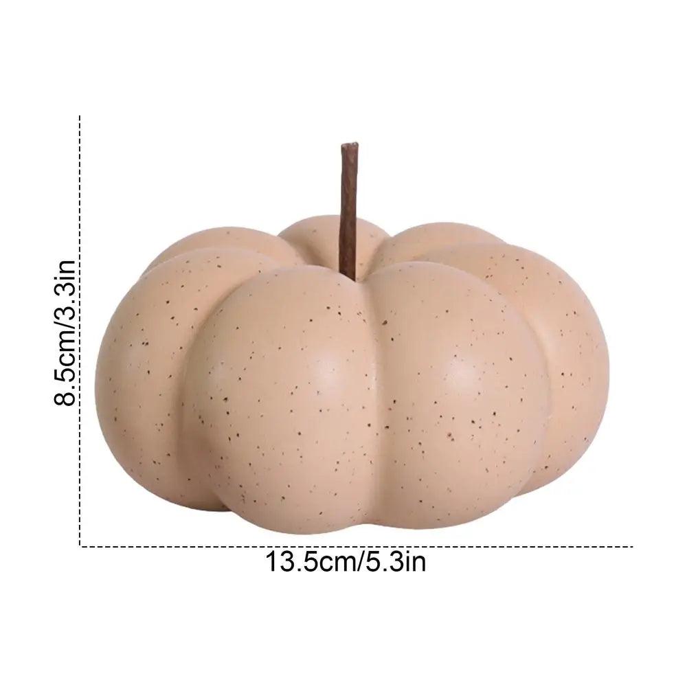 Mini zucche in ceramica - Artigianato decorativo per soggiorno e decorazioni autunnali da giardino