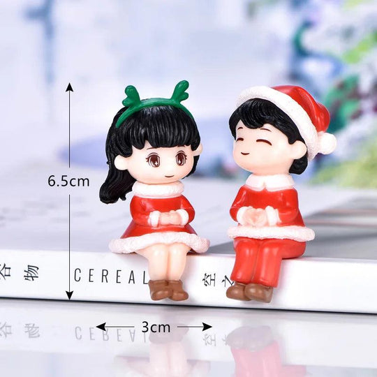 Cute Christmas couple doll