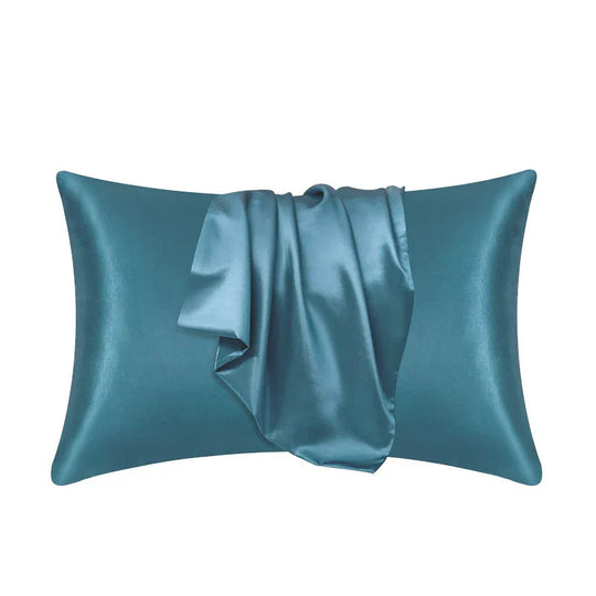 Taie d'oreiller en satin doux comme de la soie - Housse d'oreiller douce pour cheveux et peau, décoration cosy pour la literie à la maison