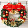 Christmas Wreaths - 30cm Large Hanging Door Wreath for Door Window | Artificial Christmas Decoration 2024