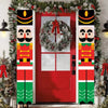 Vrolijk Kerstmis Deur Banier Decoratie - Kerstmis 2024 Decor voor Thuis