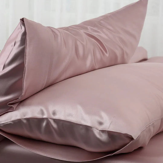 Taie d'oreiller en satin doux comme de la soie - Housse d'oreiller douce pour cheveux et peau, décoration cosy pour la literie à la maison