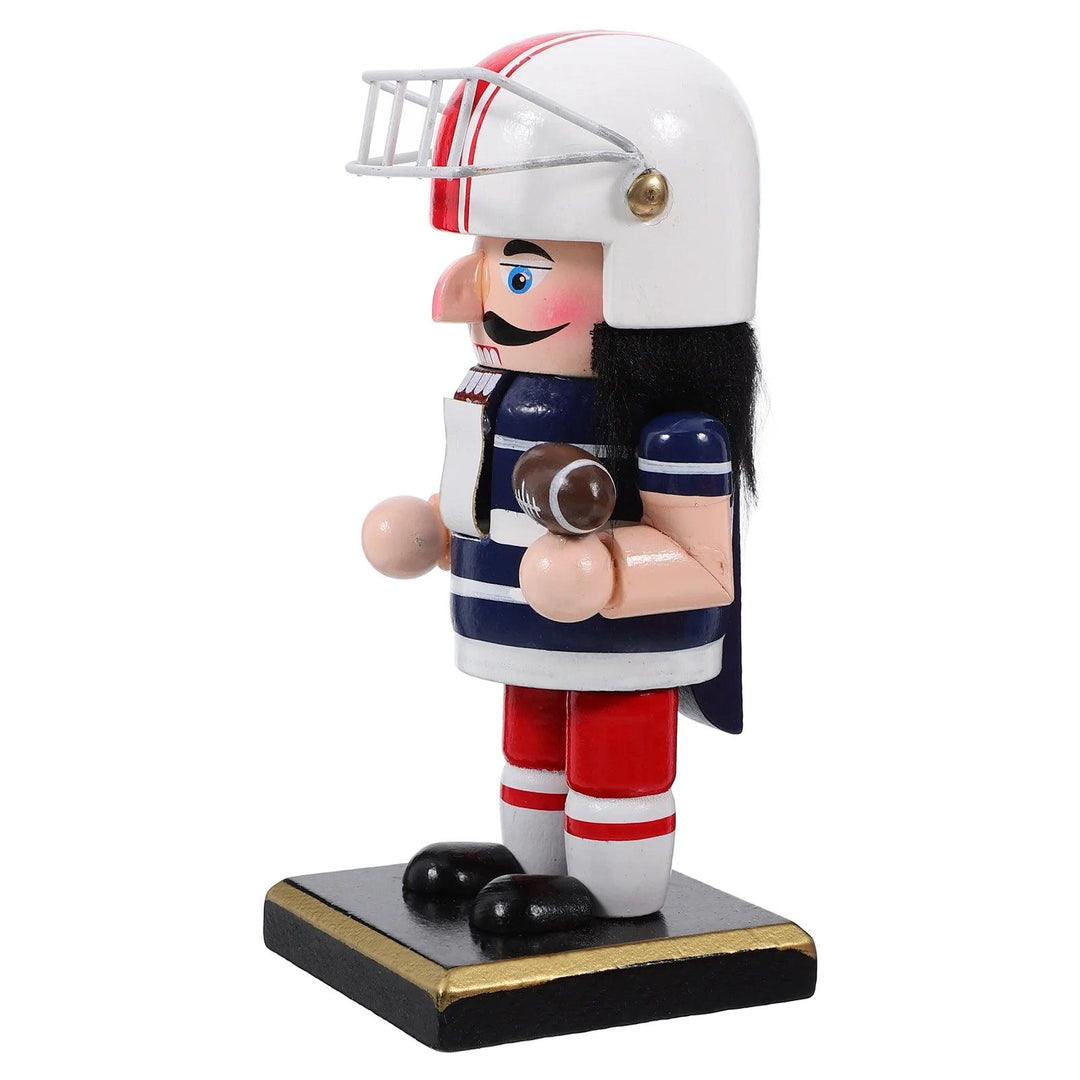 Wooden Rugby Nutcracker