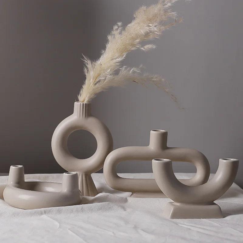 Modern candle holder for living room decoration