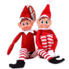 42cm Kerst Elf Pop – Ondeugende en Bendy Elf op de Plank