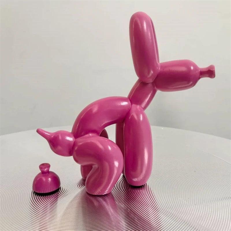 Statue de caca de chiot BalloonDog | Accessoire d'intérieur moderne