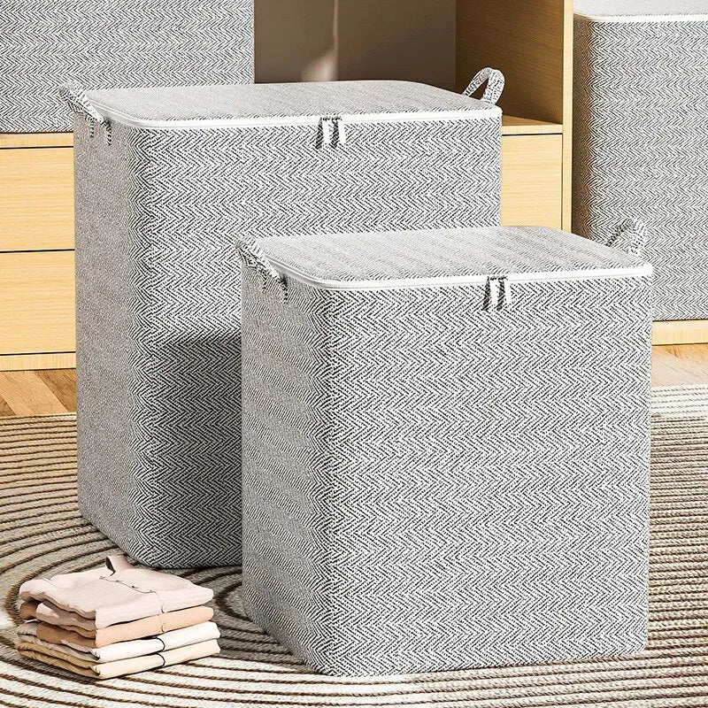 1 Stuks Opbergtas met Grote Capaciteit - Non-Woven Closet Organizer voor quilt, kleding en speelgoed