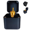Christmas Joke Gift - Middle Finger in Box - Funny Decoration for Office Home